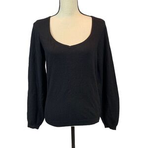 Vero Moda V-Neck Black Sweater - Large